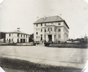 Tennis court at the British Consulate, Harbin (哈爾濱)