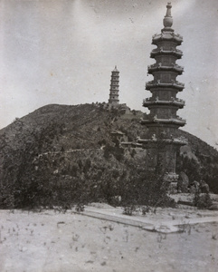 The Jade Fountain Marble Pagoda and Jade Peak Pagoda, Peking