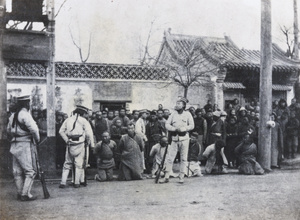 Men about to be executed, Peking Mutiny, 1912