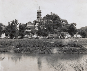 Temple compound and pagoda