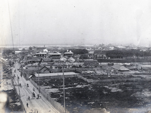 View towards Xiaguan (下关 Hsia Kwan) wharf and the River Yangtze, Nanjing (南京市)
