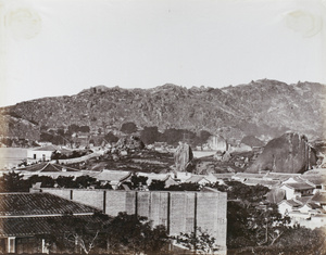 View of part of the city, over the fives courts, Xiamen