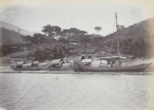 Junks on Yuen Foo River