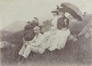 J.C. Oswald, Mrs Palin and Mrs Rennie, at Kuliang, 1880s