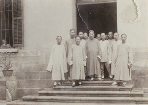 Compradore and servants, 'Tai Hing', Foochow