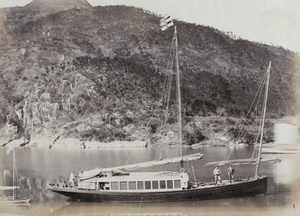 E. A. Crocker’s houseboat on the Yuen Foo River, near Fuzhou