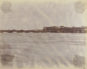 River in flood, Foochow