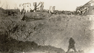 Damage at Hongqiao aerodrome, Shanghai