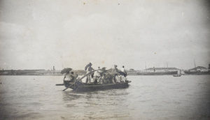 Ferry-boat crossing the Huangpu River, Shanghai