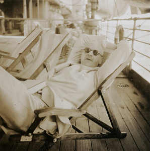 Sir Miles Lampson on the ss Naldera