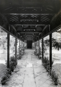 Passage across the courtyard, British Legation, Peking