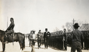 Photographers at the King's Birthday Parade, Peking