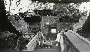 Entrance to the Black Dragon Pool, Western Hills, Peking