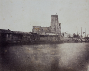 Our Lady of Victory church, and Peiho River, Tientsin