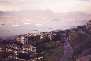 Hong Kong, viewed from W.A.D. Brook's Air House, 1945