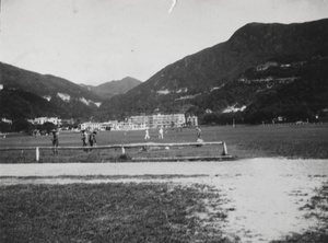 Groundsmen, sportsmen and sport ground, Happy Valley, Hong Kong