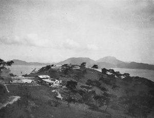 Livestock sheds being built, The Dairy Farm, Pokfulam, Hong Kong