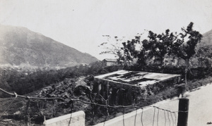 Damaged building, Hong Kong