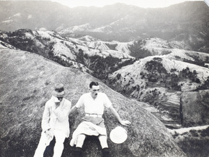 Resting after a climb, Hong Kong