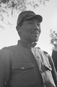 Japanese soldier by Jessfield Railway Bridge, Shanghai