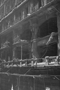 Bomb damage, Nanking Road, Shanghai