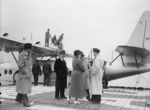 Group by flying boat during refuelling