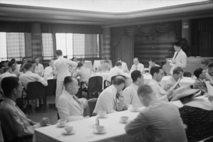 Speech in a ballroom, Shanghai