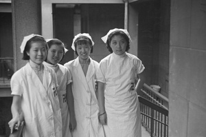 Nurses at a hospital, Shanghai