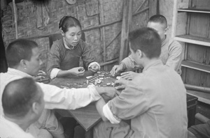 Playing mahjong, Shanghai