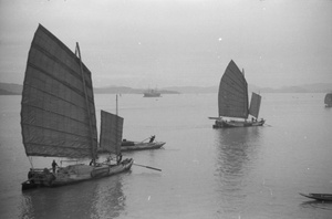 Junks and river barges, Hong Kong