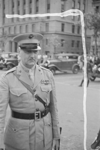 Lieutenant Colonel Charles F. B. Price, at the Bund, Shanghai