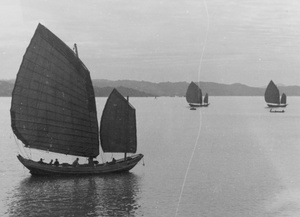 Junks in Swatow harbour