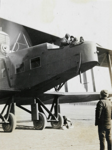 Handley Page preparing for flight