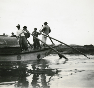 Oarsmen at work