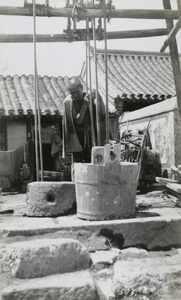 Drawing water from a well