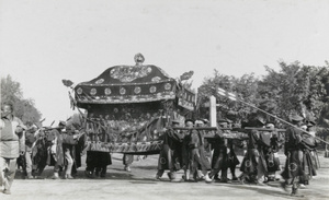 Grand funeral procession