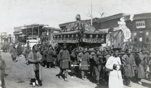 Grand funeral procession