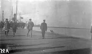 Japanese ship berthed at Dalny (大连)