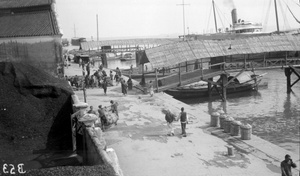 Wharf from Butterfield and Swire office, Swatow