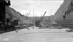 Constructing Taikoo dry dock, Hong Kong