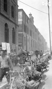 Wheelbarrows in Rue Colbert, Shanghai