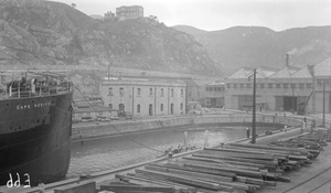 'Cape Recife' in dock, T. D. and E. Company, Hong Kong