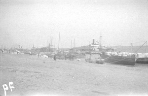 Butterfield and Swire hulks on the Yangtze at Hankow