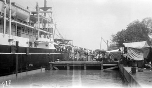 'Kwangchow' and passengers, Bangkok, Thailand