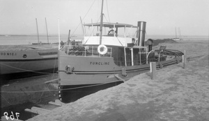 Tugboat 'Yunglung' in dry dock near Antung