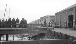 Men on pier, Newchwang
