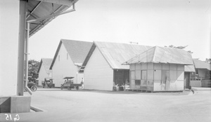 Back of  Borneo Wharf in Bangkok, Thailand