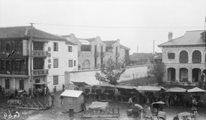 Ningpo quayside and hotel