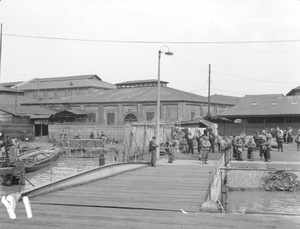 A quayside in Watung, Shanghai