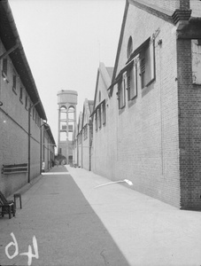 Water tower and warehouses, Canton